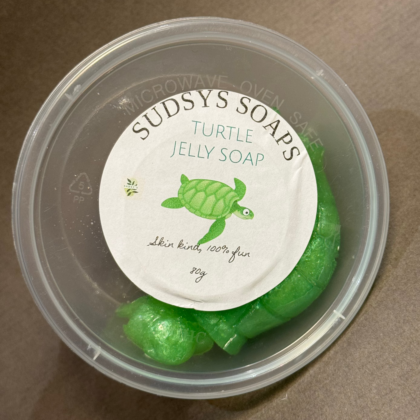 Handcrafted Jelly Soap - Jiggly Turtle Soap