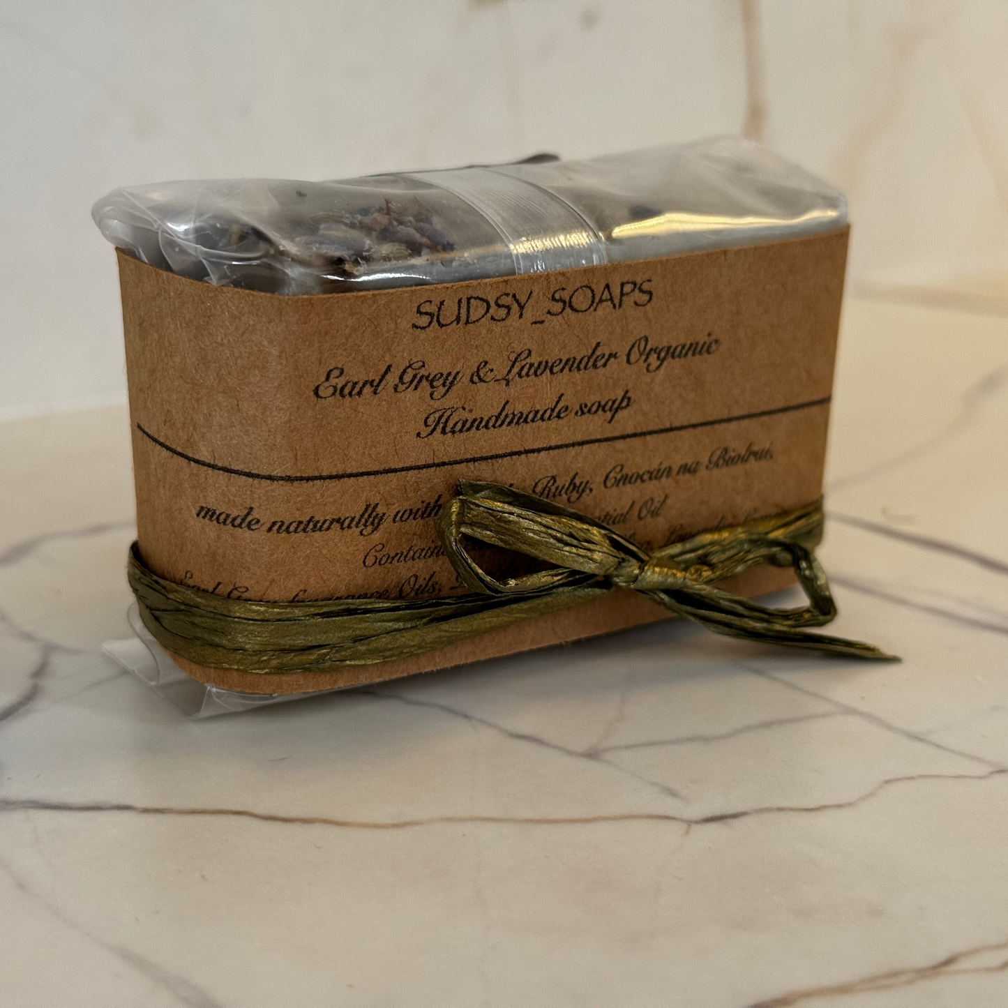 Handcrafted Soap, Organic Earl Grey & Lavender