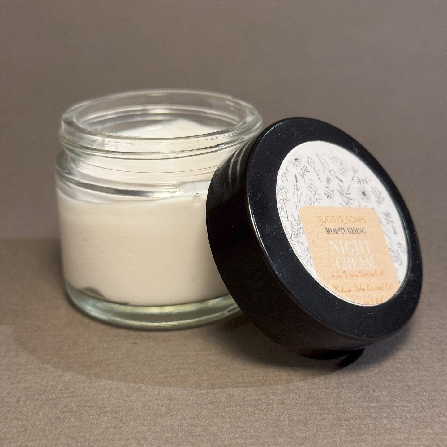 Moisturising Night Cream with Roman Camomile & Melissa Balm Oil