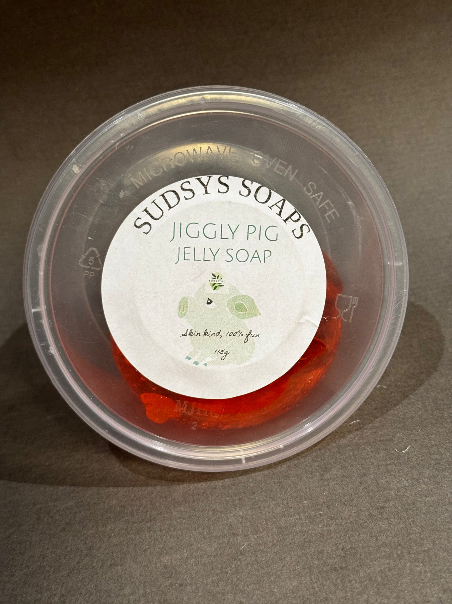 Handcrafted Jelly Soap - Jiggly Piggy Jelly Soap