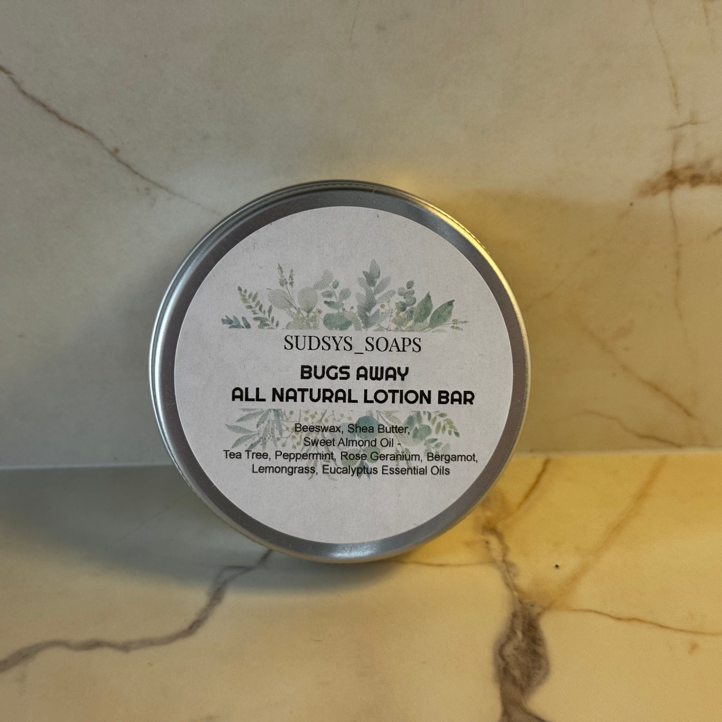 BUGS AWAY Lotion Bar - Natural, Moisturising Insect Repellent